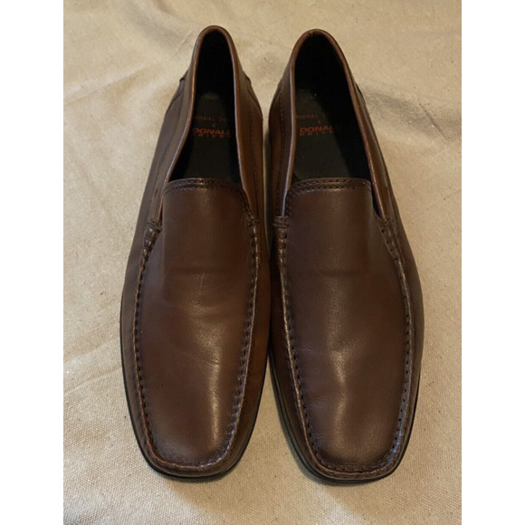 Moral Code x Donald Driver Shoes Mens Size 11 M Brown Leather Slip on Loafers - Picture 6 of 12